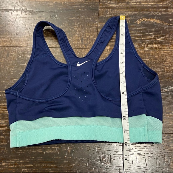 Nike | Just do it Dri-Fit blue sport bra - Picture 7 of 10